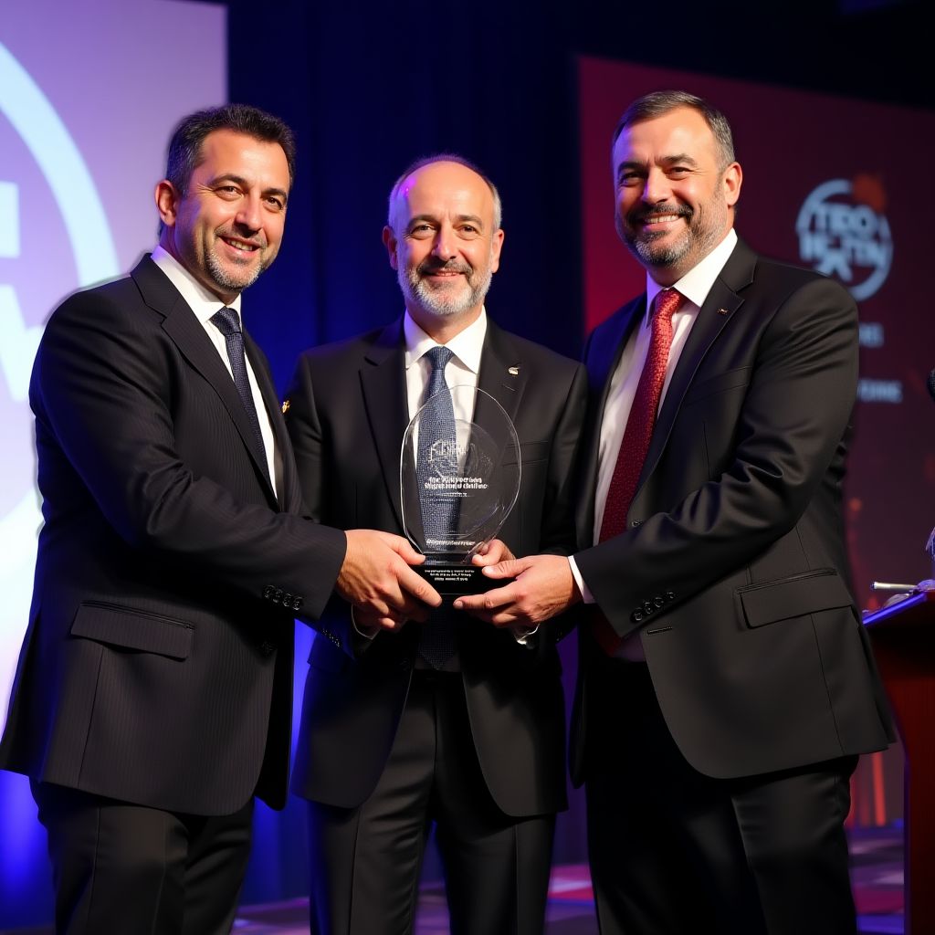 Ekibimiz ödül töreninde