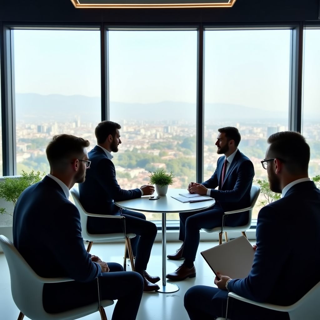 İş koçluğu ve mentorluk ekibimiz çalışırken